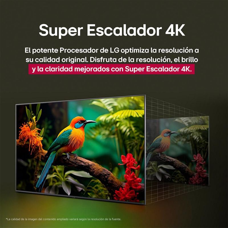 Pantalla 75 pulgadas LG UHD AI UA75 4K SMART TV 2025 75UA7500PSA