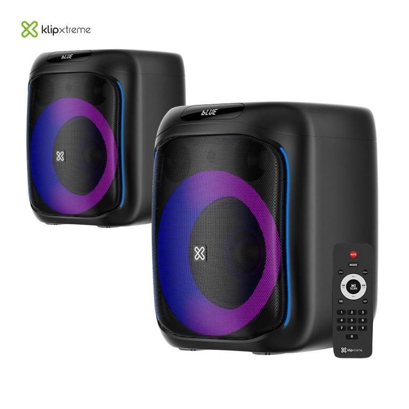 Paquete de 2 bocinas BoomBlaster KLS-655 Negras