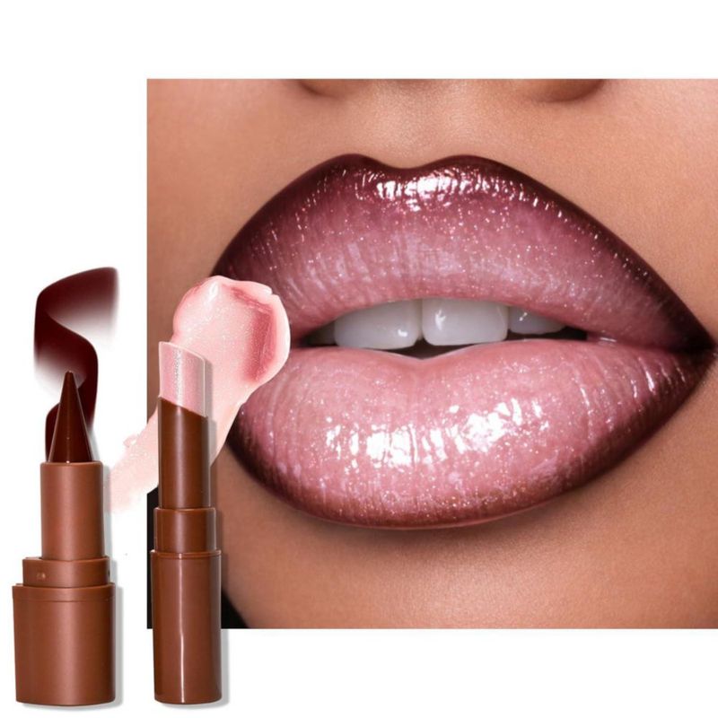 Set de Brillo Labial Baorder 2 Piezas Baby Pink con Lápiz Delineador de Labios