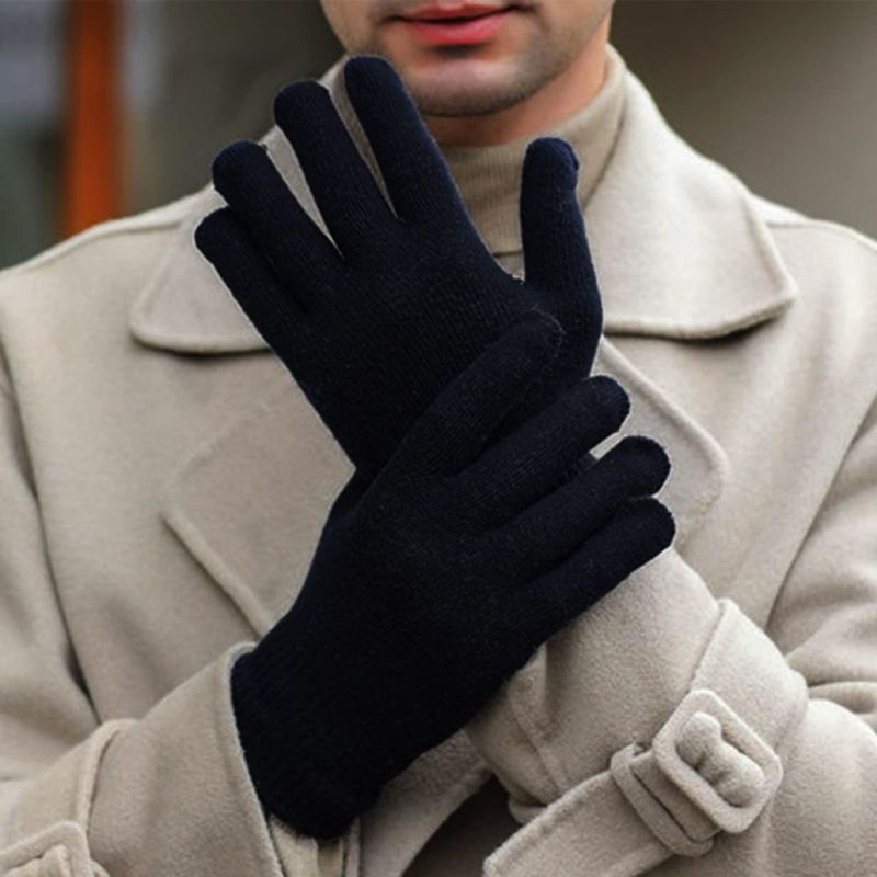 Guantes SILEDGN 23x11.5 cm Elásticos y Cálidos – Pack de 5