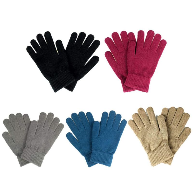 Guantes SILEDGN 23x11.5 cm Elásticos y Cálidos – Pack de 5