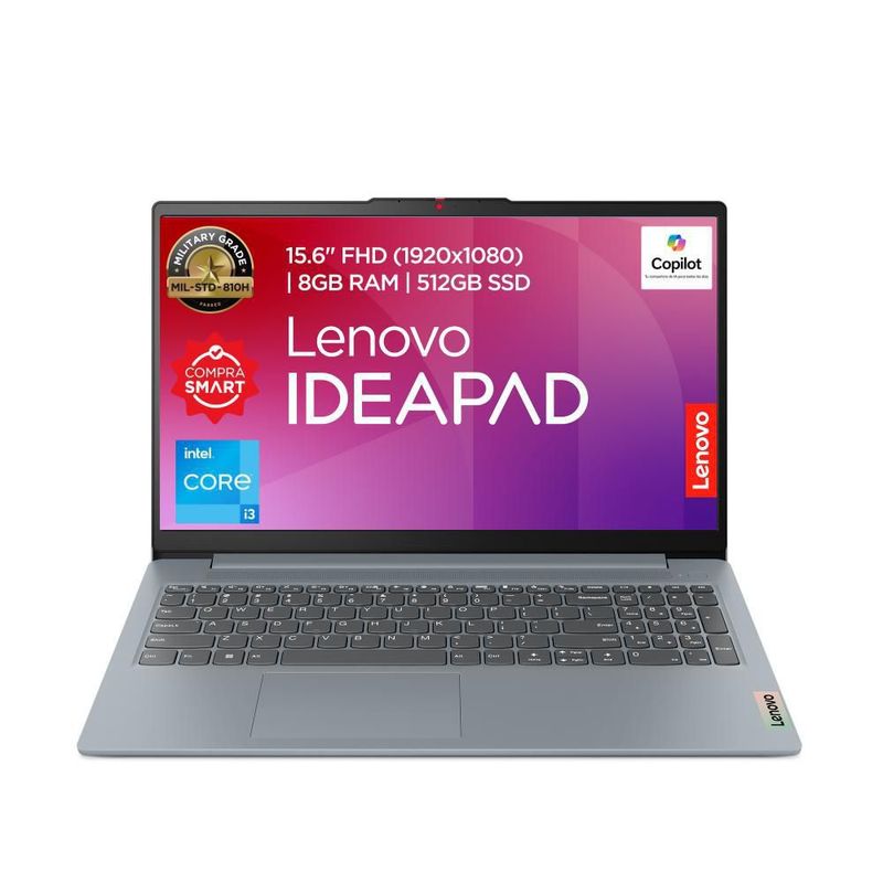 Laptop Lenovo Ideapad Slim 3 15IRU8 15.6" FHD Intel Core i3 8GB RAM 512GB SSD