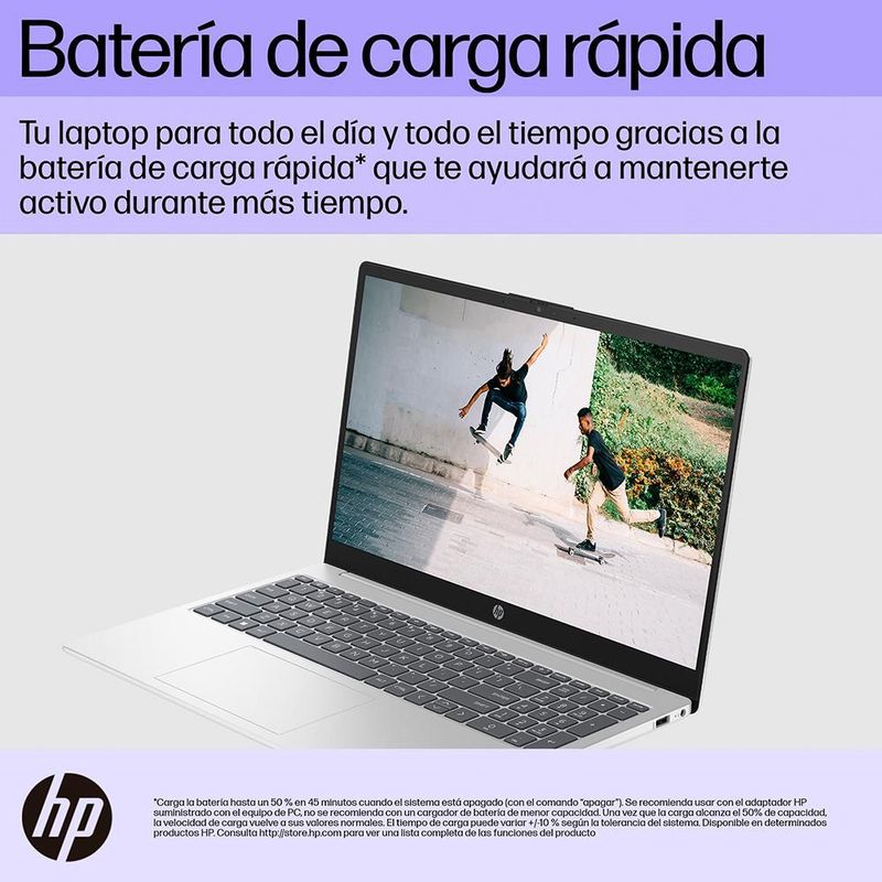 Laptop Notebook Hp Intel Core i5 8GB RAM 512GB SSD 15.6" Plata