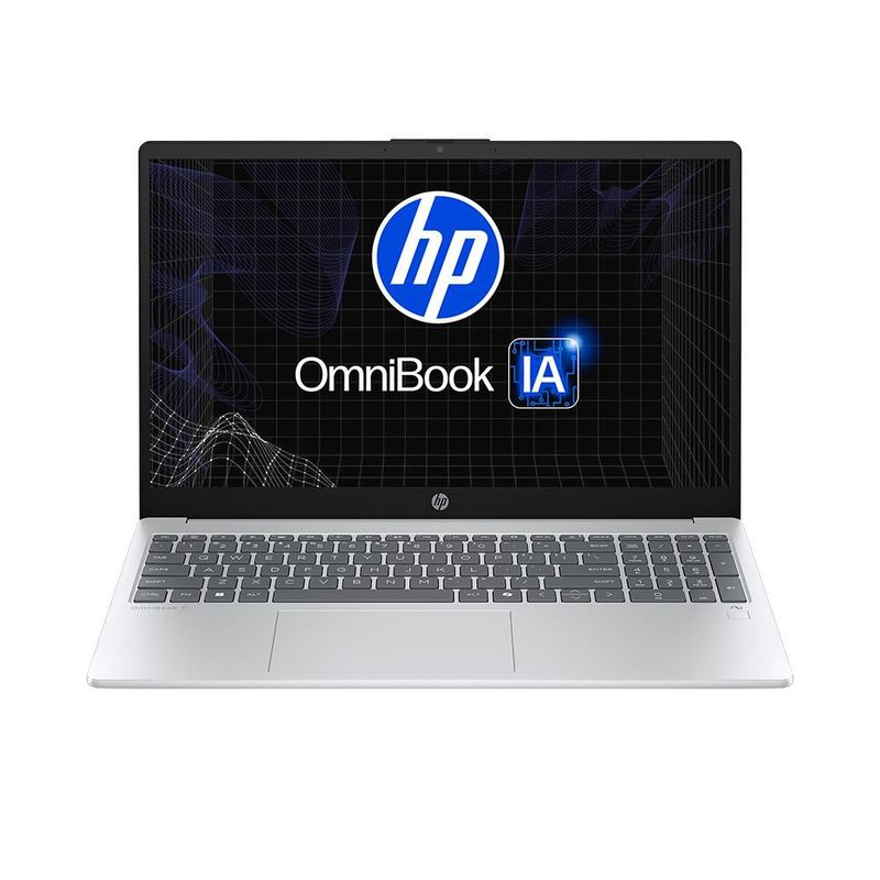 Laptop Hp AMD Ryzen AI 16GB RAM 512GB SSD 15.6" Glacier Silver