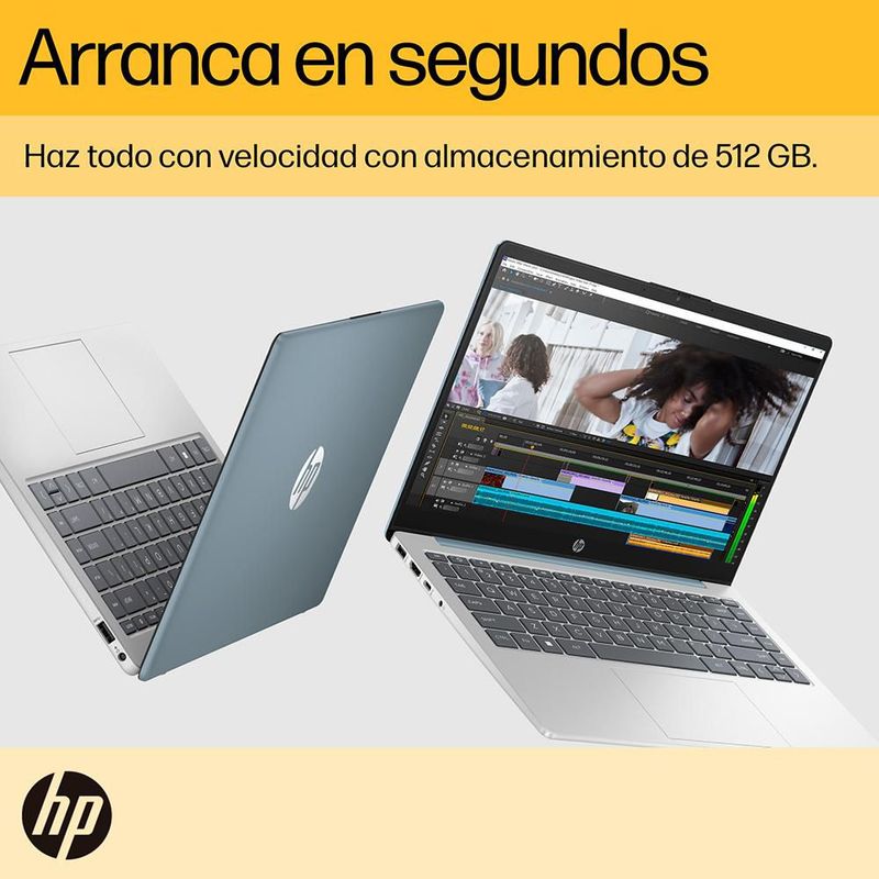 Laptop HP 14-EM0017LA AMD Ryzen 5 8GB RAM 512GB SSD 14" Azul