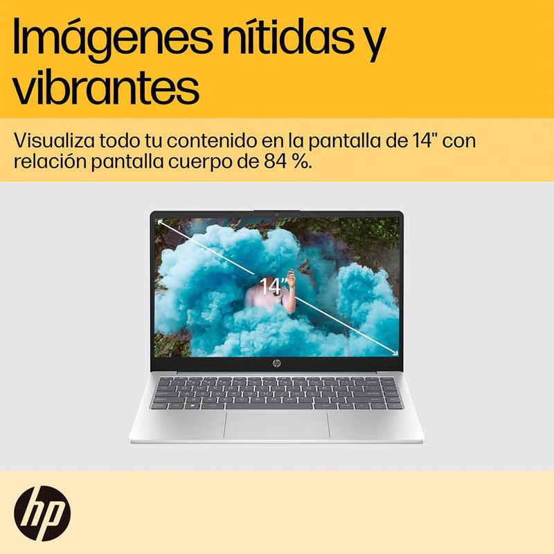 Laptop HP 14-EM0017LA AMD Ryzen 5 8GB RAM 512GB SSD 14" Azul