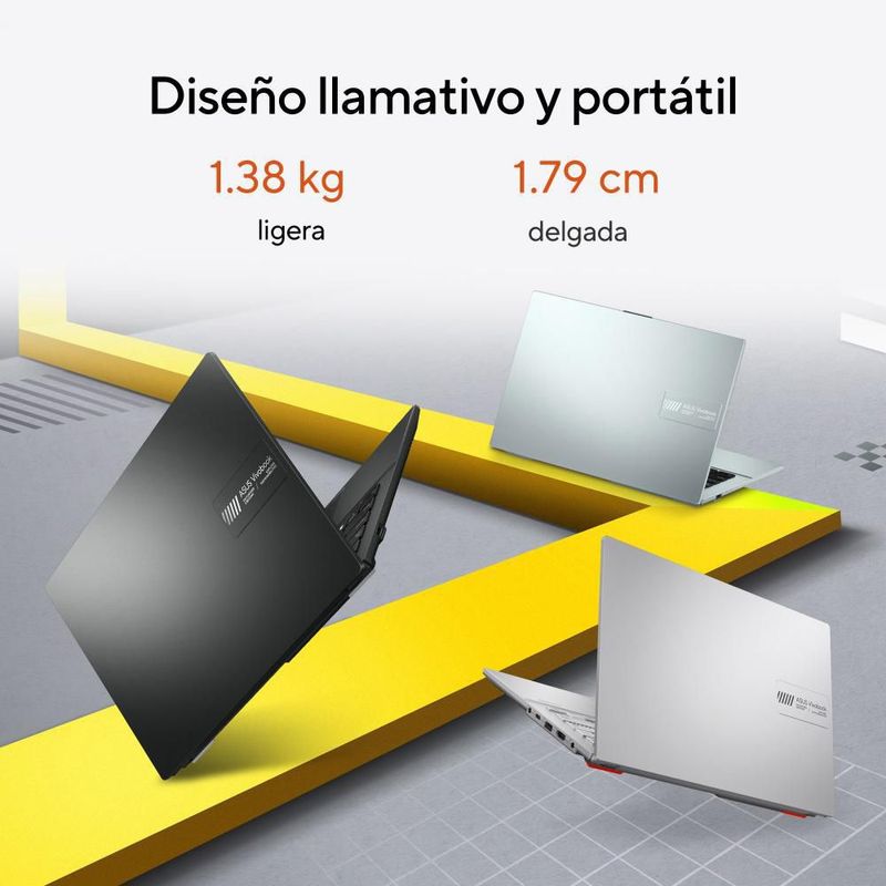 Laptop Asus VivoBook Go 14 AMD Ryzen 3 8GB RAM 512GB SSD Negra