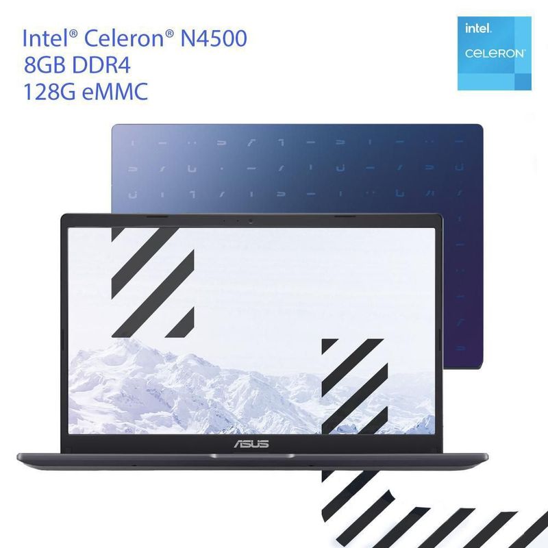 Laptop Asus VivoBook Go 15 Intel Celeron N4500 8GB RAM 128GB SSD Azul
