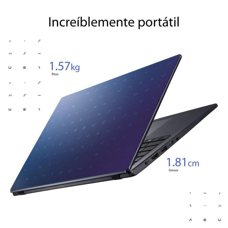 Laptop Asus VivoBook Go 15 Intel Celeron N4500 8GB RAM 128GB SSD Azul