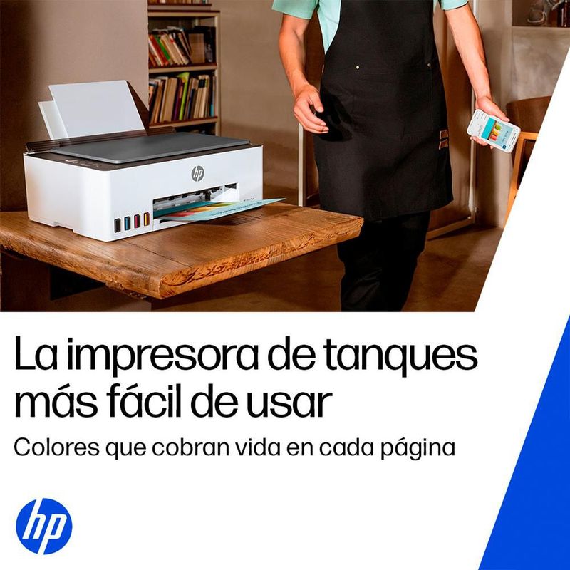 Impresora Multifuncional HP Smart Tank 580