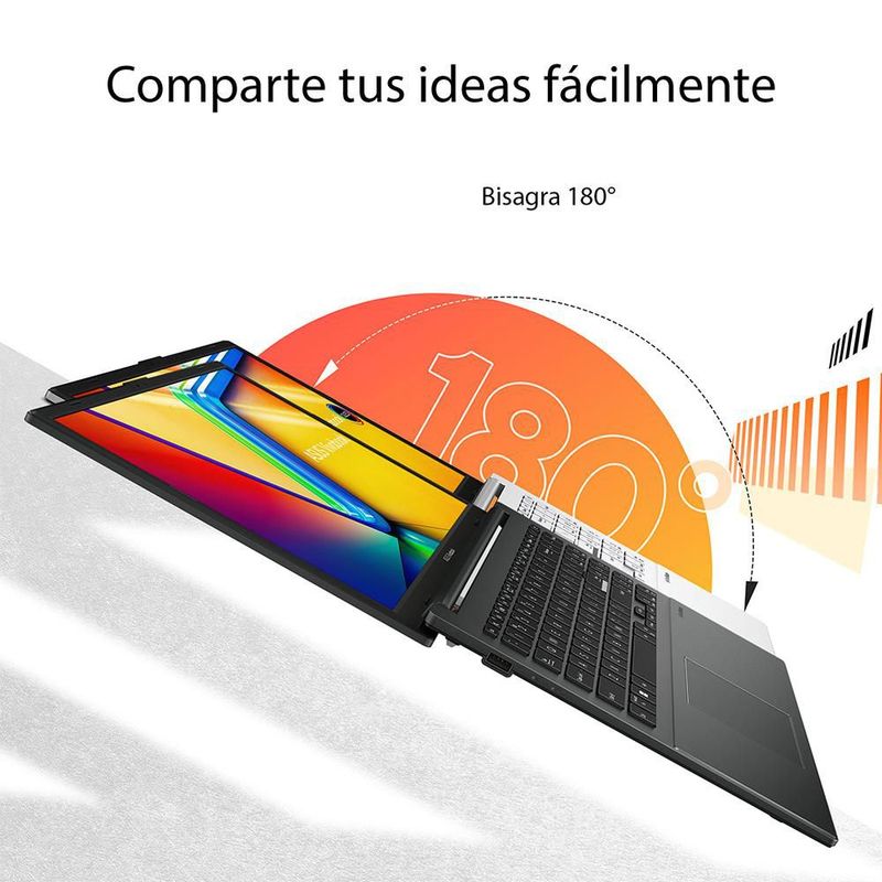 Laptop Asus Vivobook Go 15 AMD Ryzen5 8GB RAM 512GB SSD Mixed Black