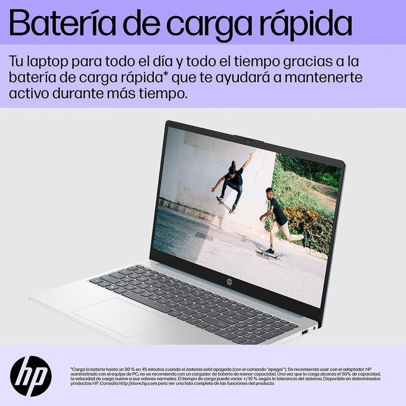 Laptop HP 15-FD0026LA Intel Core i3 8GB RAM 512GB SSD 15" Azul
