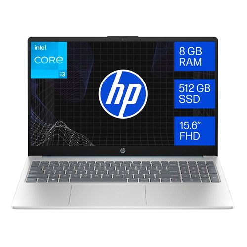 Laptop HP 15-FD0026LA Intel Core i3 8GB RAM 512GB SSD 15" Azul