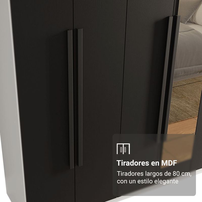 Ropero closet madesa venus 8 puertas 2 espejos 216cm bn 03