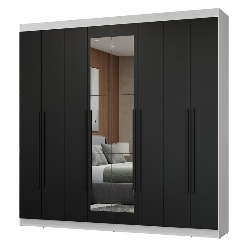 Ropero closet madesa venus 8 puertas 2 espejos 216cm bn 03