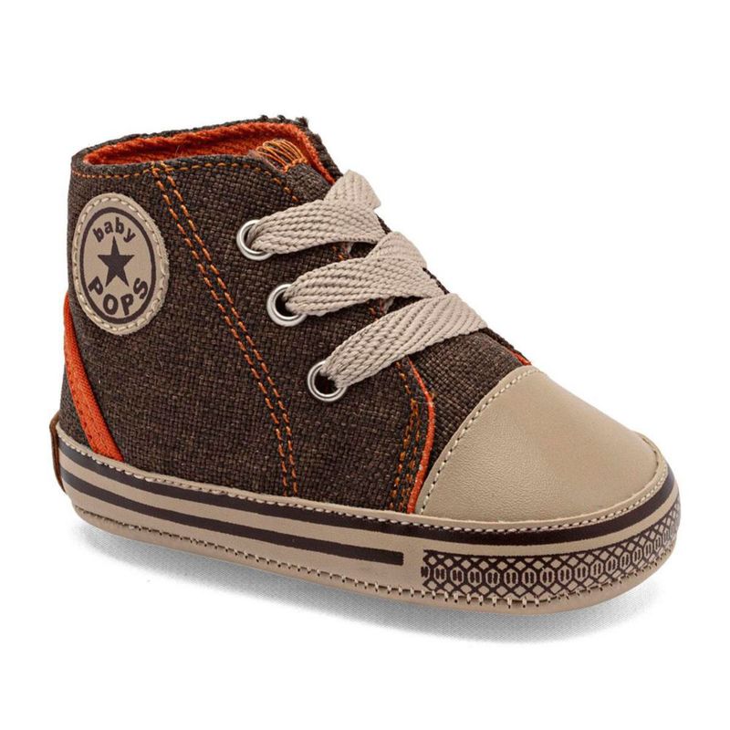 Baby Pop'S zapato para bebe niño café beige cod 146779-A