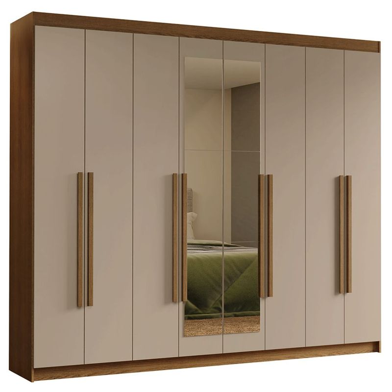 Ropero closet madesa venus 8 puertas 2 espejos mc 2