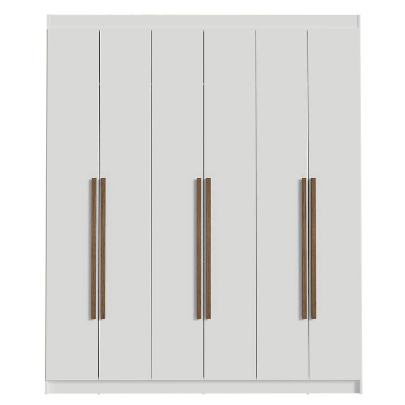 Ropero closet madesa venus 6 puertas 180cm color blanco 1