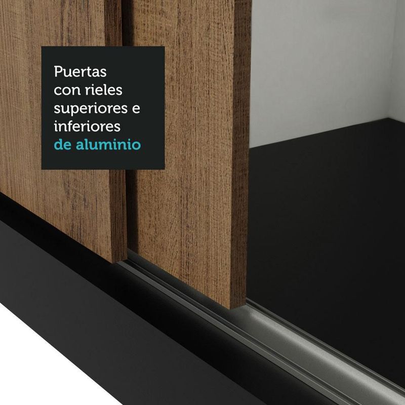 Ropero closet madesa vivare plus 2 puertas corredizas nm