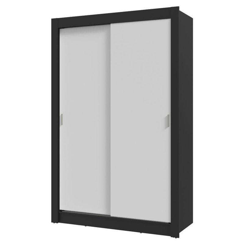 Ropero closet madesa milano 2 puertas corredizas bn
