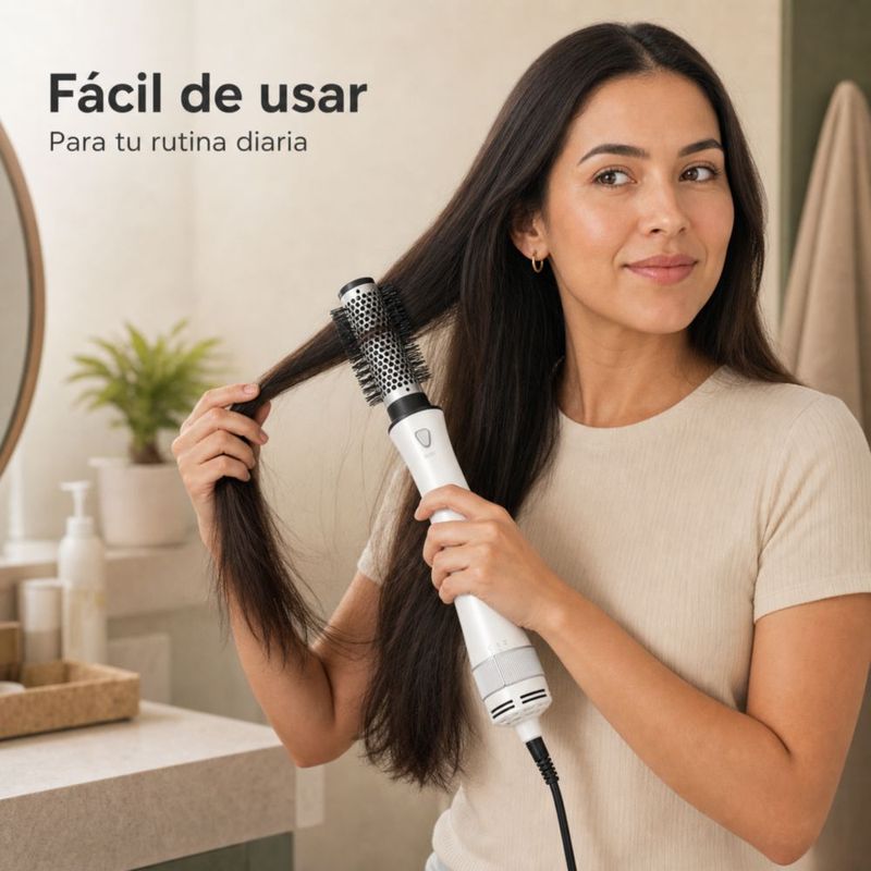 Cepillo Secador Ayvanna Rêver AR-CSM01 800W Blanco