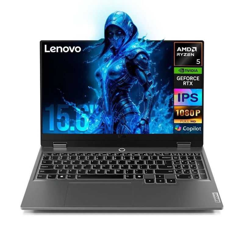 Laptop gamer lenovo geforce rtx 4050 ryzen 5 32gb 512gb 15.6