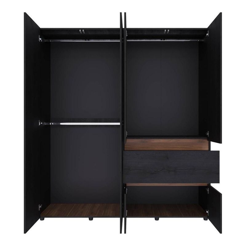 Armario ropero cora 180x200cm closet mdp