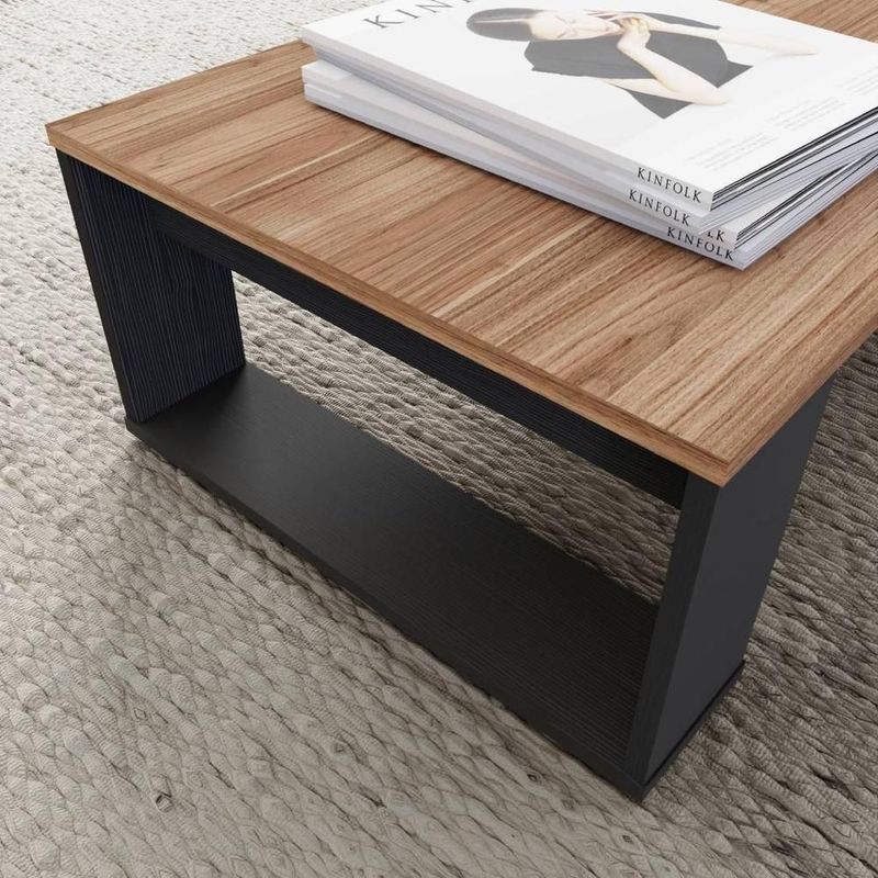 Mesa de centro covalt color gales wengue