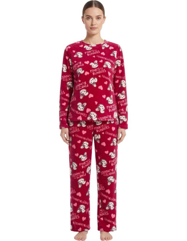 Set de Pijama para Mujer de Manga Larga  y Pantalón, Suave y Cómoda