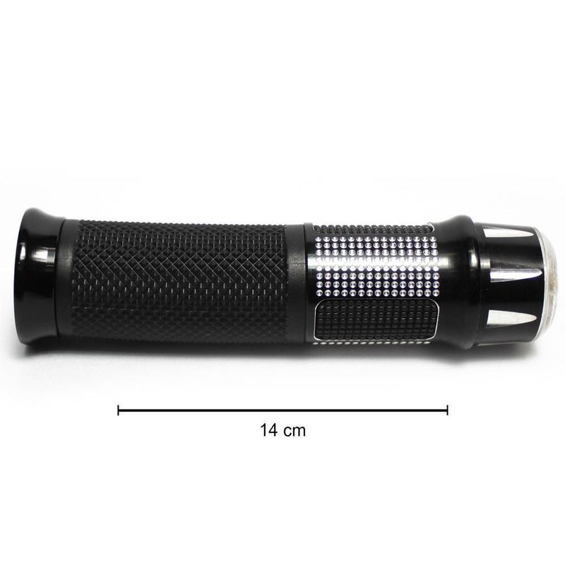 Puños de aluminio negros con led xl-285