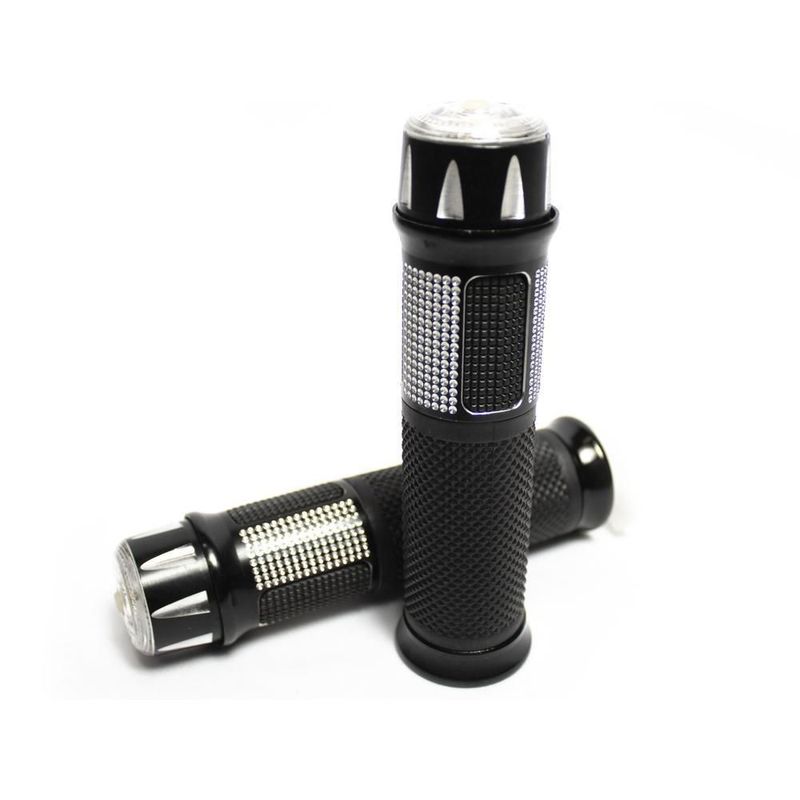 Puños de aluminio negros con led xl-285