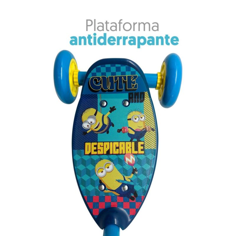 Apache Scooter 3 Ruedas Minions Edad de 3 a 7 AÑOS
