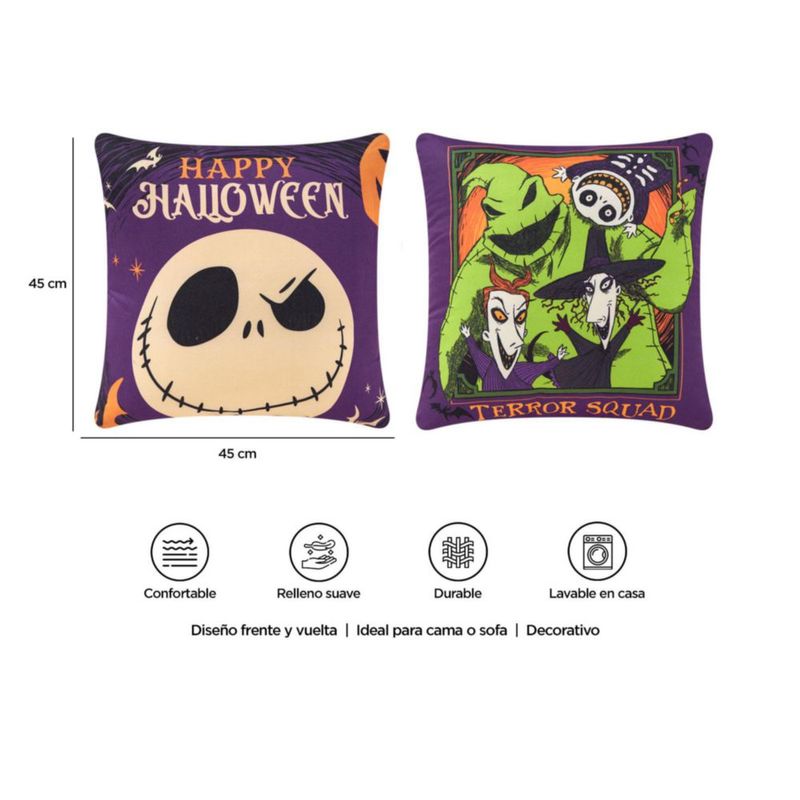 Cojín Reversible Jack Halloween