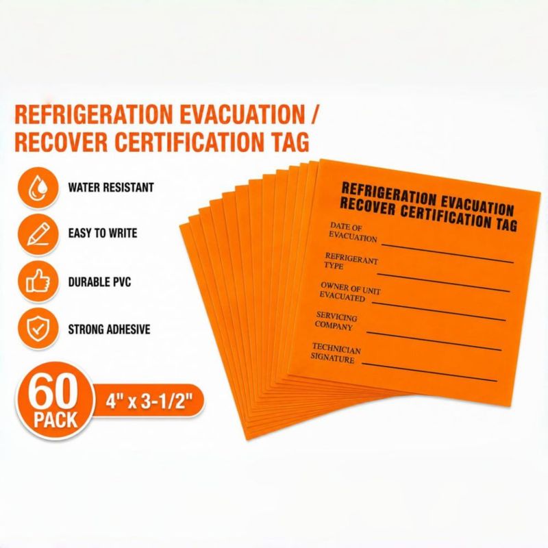 Etiquetas Qwtqwt 10 cm × 9 cm – Pack de 30 para refrigerante