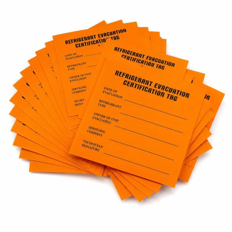 Etiquetas Qwtqwt 10 cm × 9 cm – Pack de 30 para refrigerante