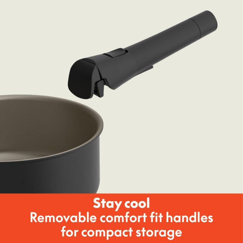 Set de utensilios de cocina BELLA 8 piezas cerámico negro no tóxico