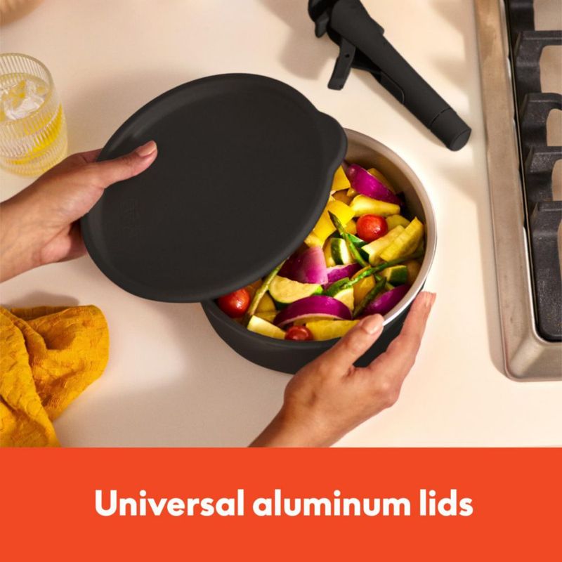 Set de utensilios de cocina BELLA 8 piezas cerámico negro no tóxico