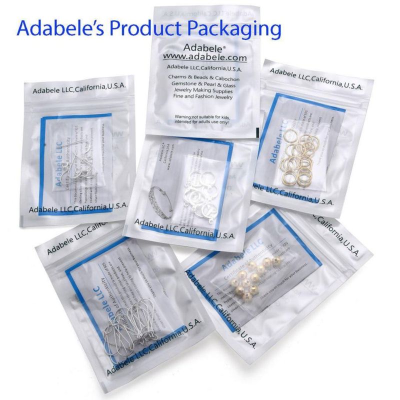 Gancho para Pendientes Adabele de Plata de Ley 925 20 mm 07 mm (10 uds)
