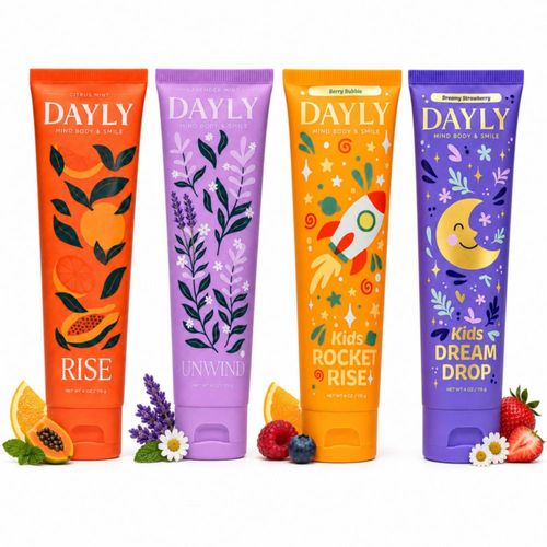 Pasta de dientes Dayly Family Bundle 4 unidades con Nano-Hidroxiapatita
