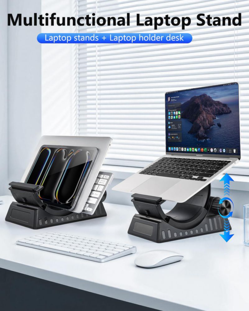 Soporte para laptop bifine ajustable vertical media luna 13-173"