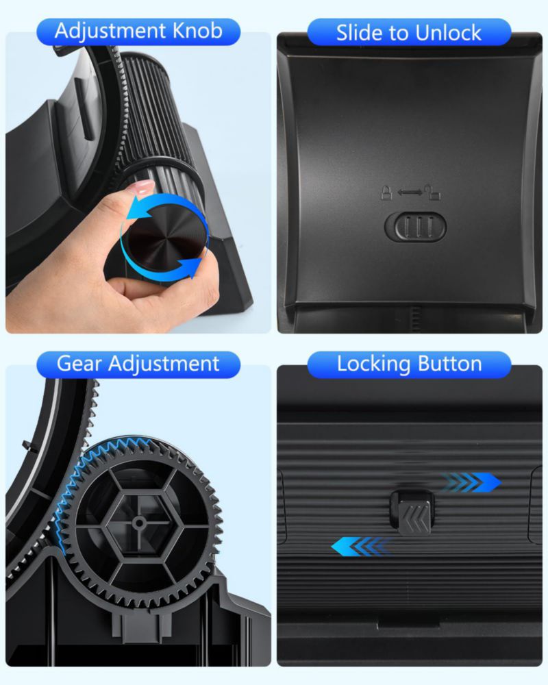 Soporte para laptop bifine ajustable vertical media luna 13-173"