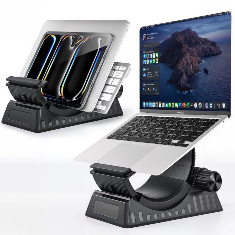 Soporte para laptop bifine ajustable vertical media luna 13-173"