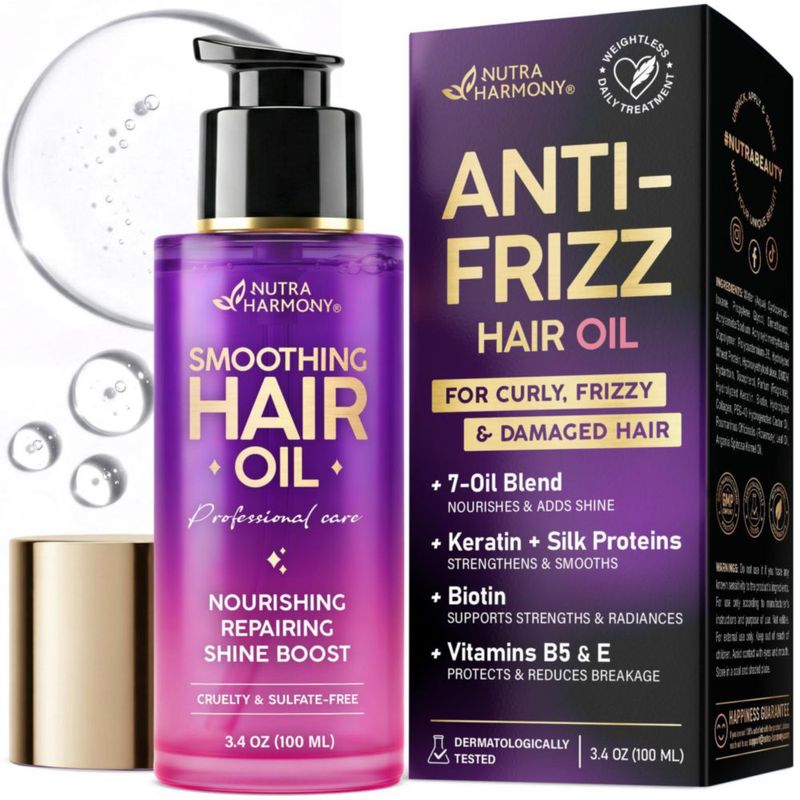 Aceite para Cabello NUTRAHARMONY 100 ml Antifrizz Cabello Seco