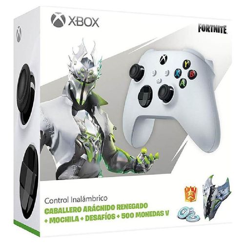 Control Inalámbrico Xbox Blanco más Tarjeta Fornite