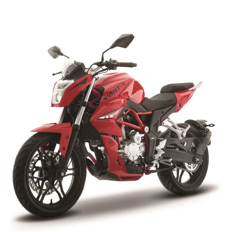 Motocicleta Deportiva Italika Vort-X 300 Roja con GPS