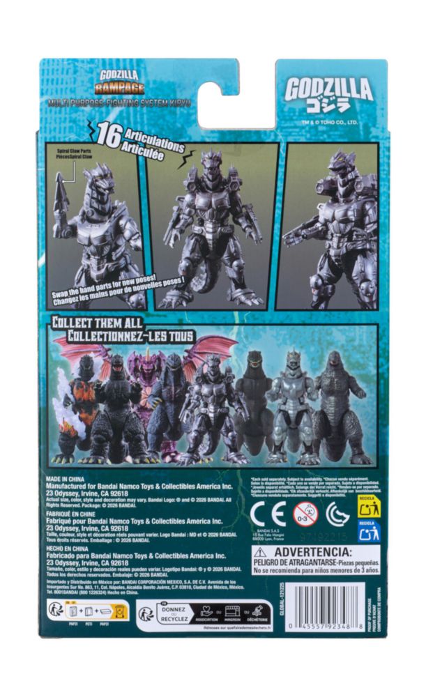 Figura de acción BANDAI 15 cm MechaGodzilla 2003