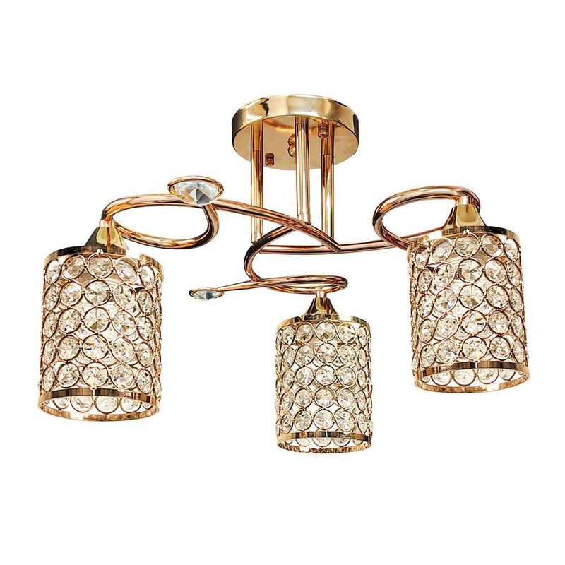 Lampara de techo Kalish 003 color dorado Mil luces
