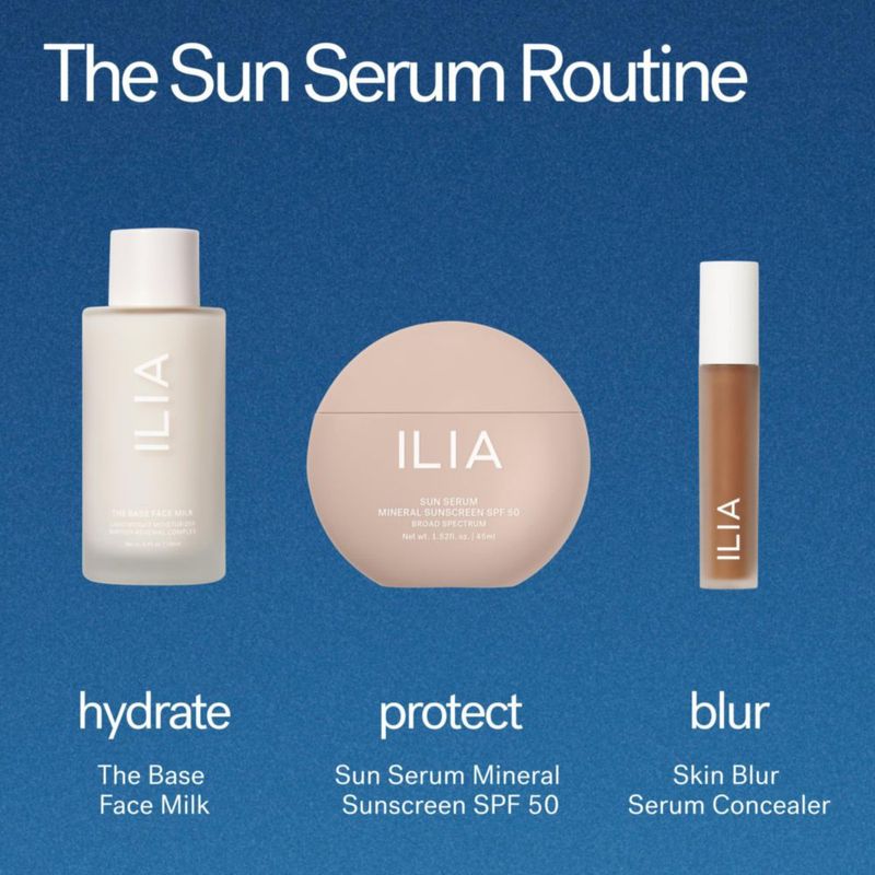 Protector solar ILIA SPF 50 tono medio a profundo 45 ml