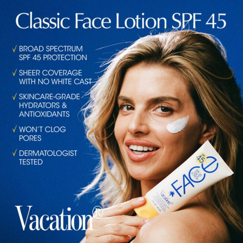 Set VACATION Protector Solar: Loción Facial + Spray Corporal + Ambientador