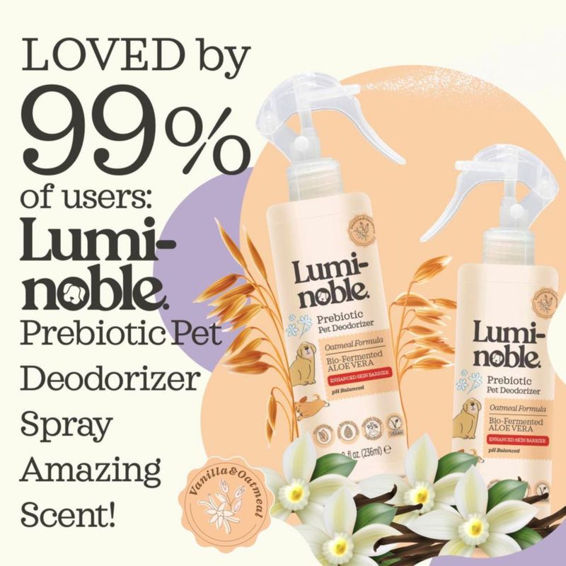 Desodorante para Perros LUMI-NOBLE 236 ml Vainilla y Avena
